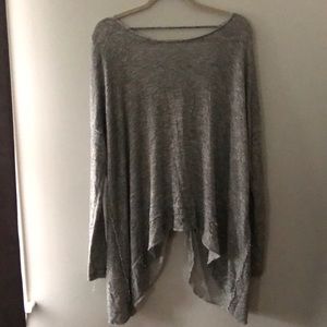 Free people backless sweater